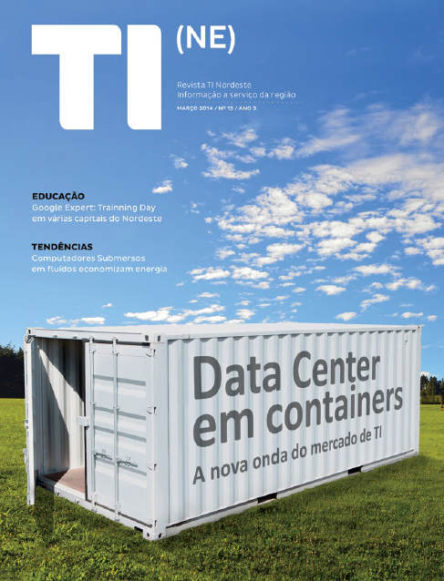 Capa da edição 13 — Data Center em containers